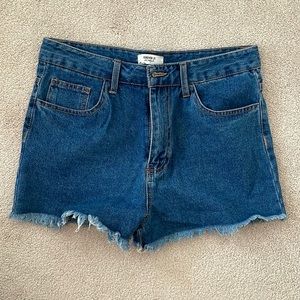 Blue cutoff Forever 21 Jean shorts size 27